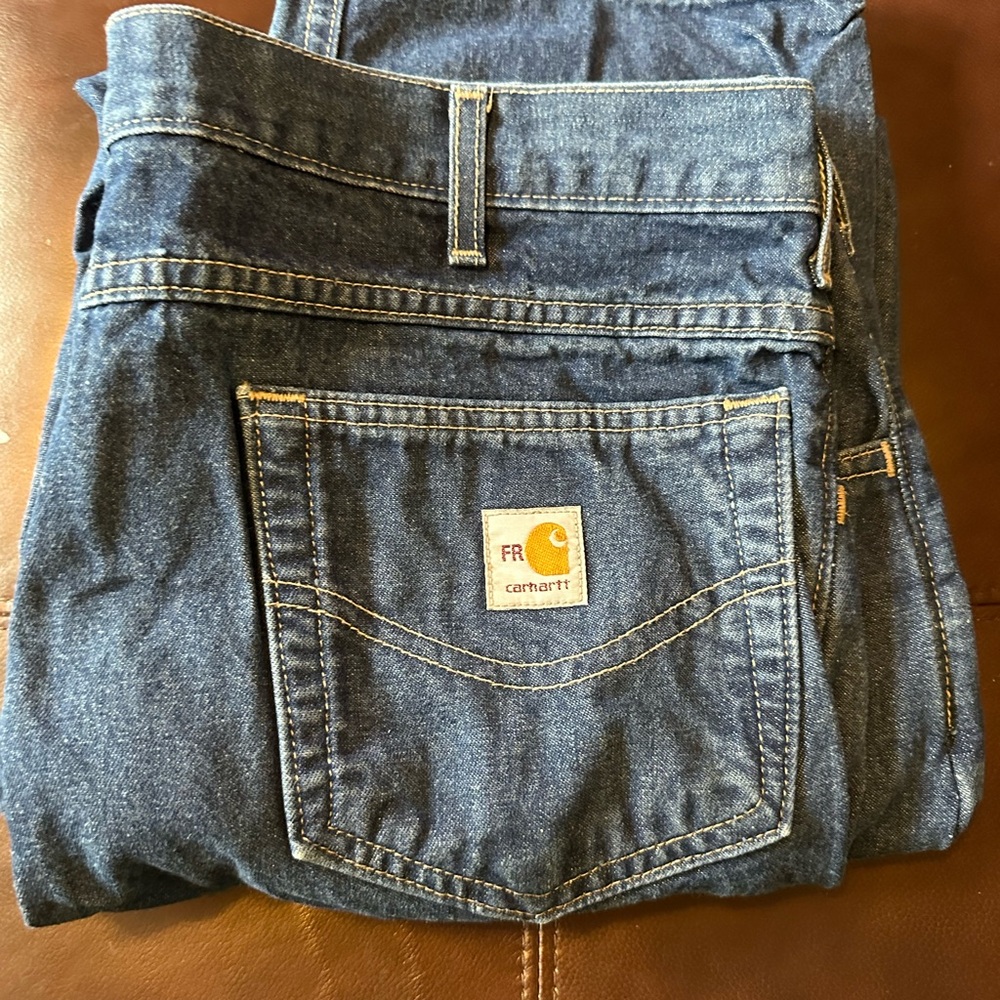 Carhartt Blue Jeans Durable Workwear